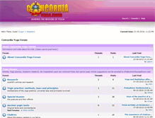 Tablet Screenshot of concordiayogaforum.net